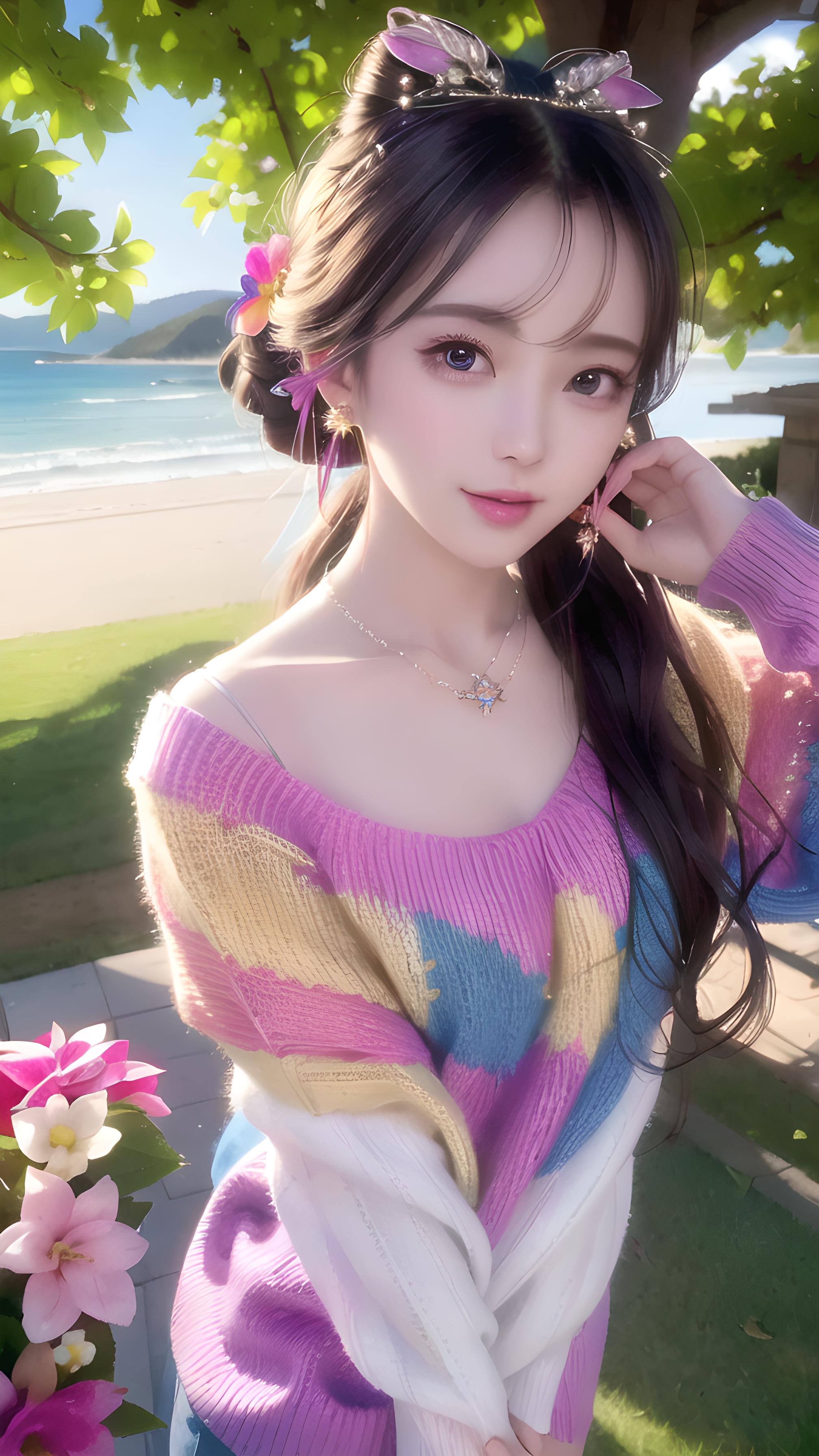 美女图片微信头像背影_美女壁纸手机壁纸高清