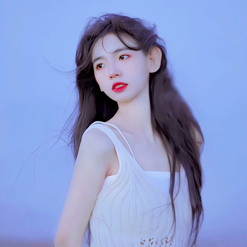 美女照片头像真人图片_美女高雅造型