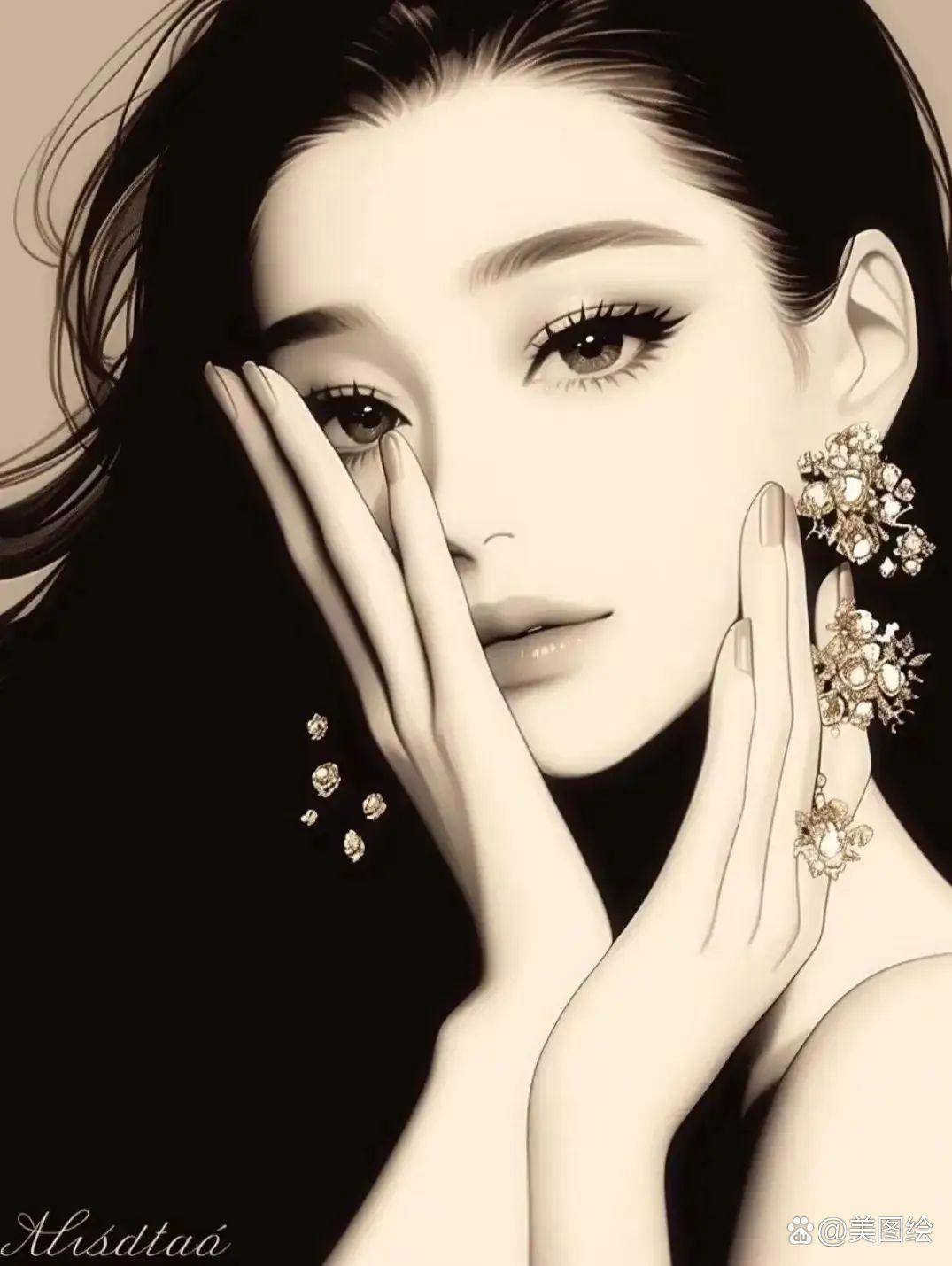 美女头像甜美可爱_美女头像