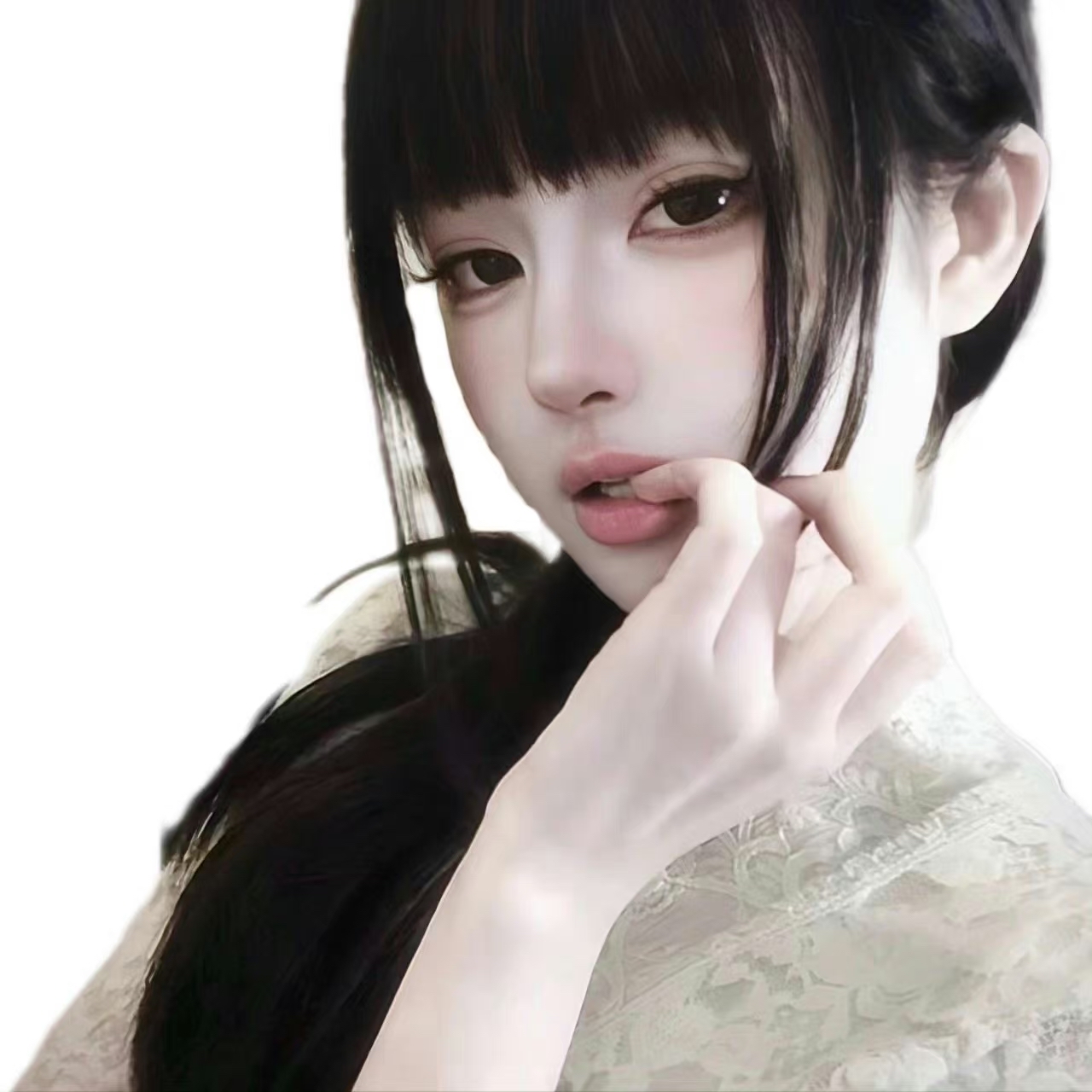 美女高雅造型_美女头像