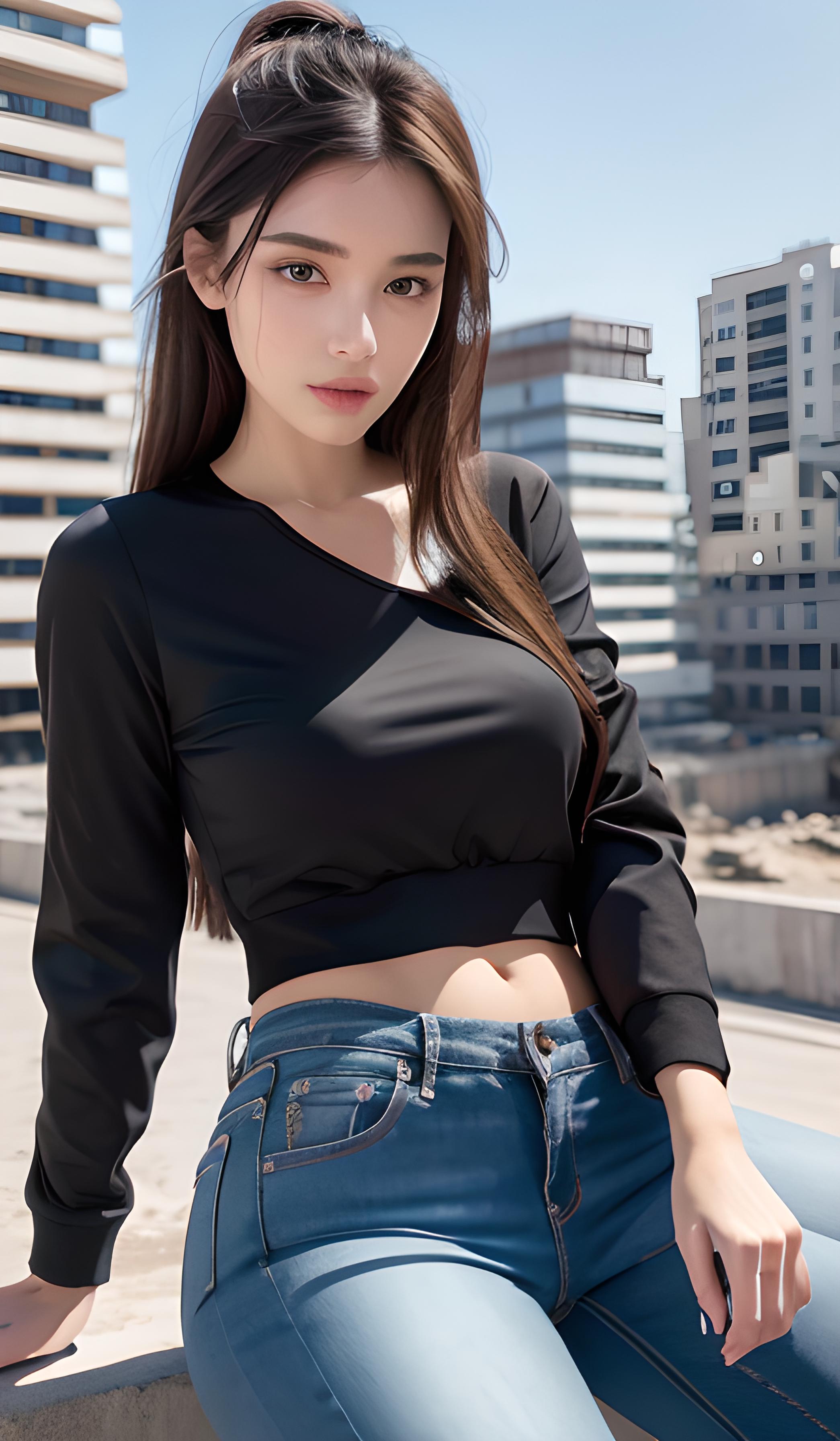 美女照片真人图片背面_美女照片卡通教程