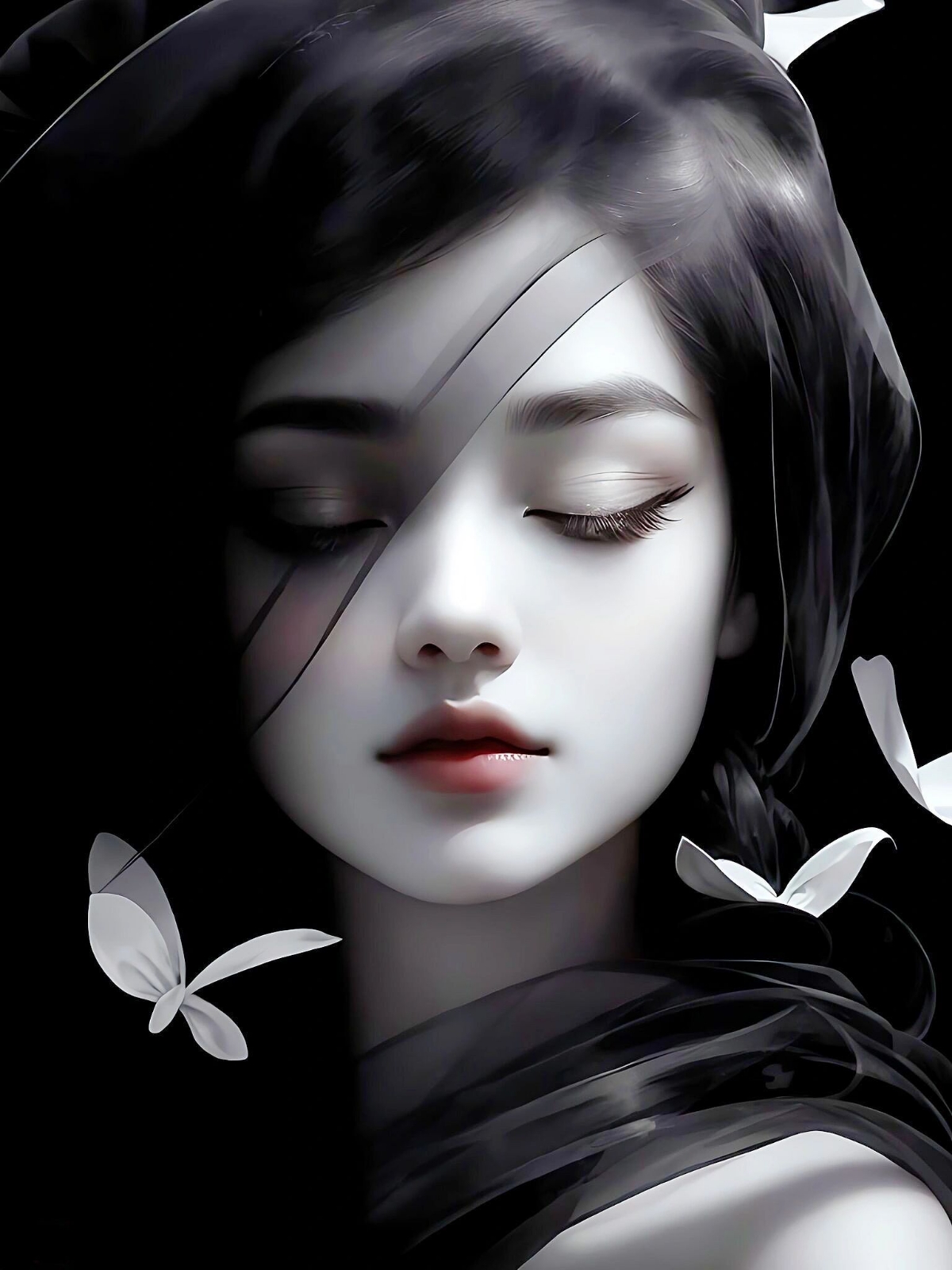 美女照片卡通教程_美女图片微信头像