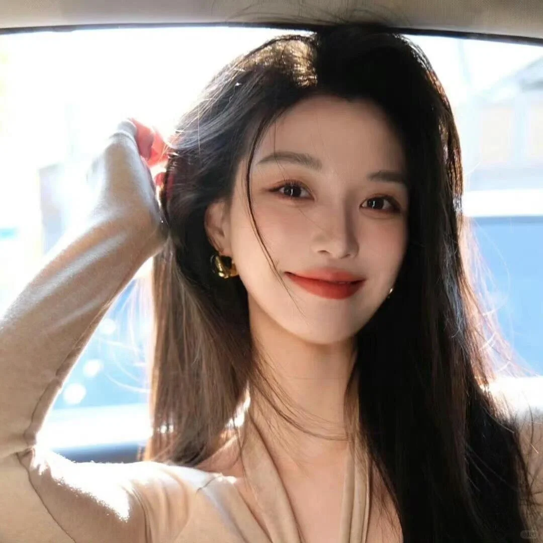 清新明媚的春日头像真人男头女头今日头条_美女照片背影侧面