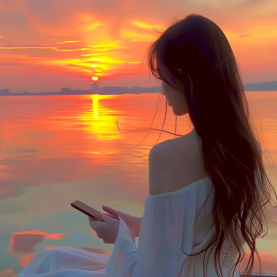 高冷黑白女生头像_美女头像图片