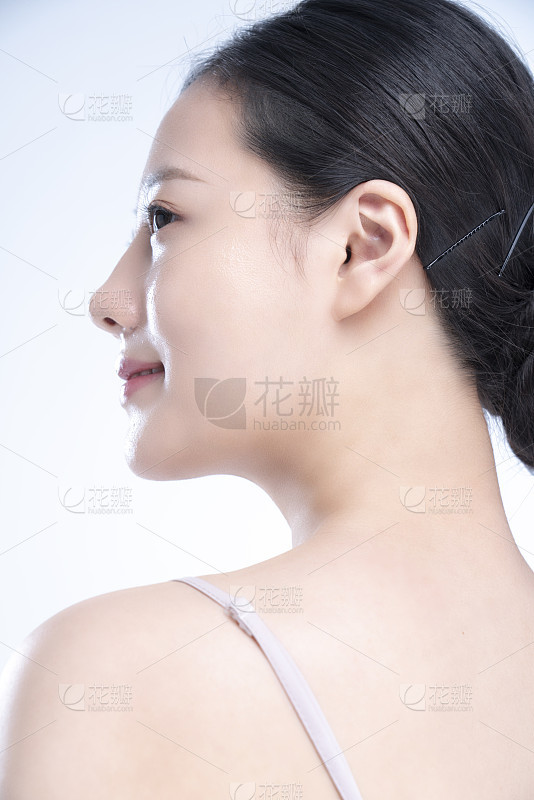 女人人的脸部分离着色轮廓夜晚魅力高雅肖像逆光剪影_美女壁纸手机壁纸
