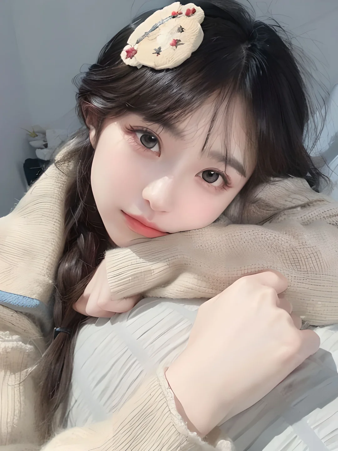 绘画上色过程_美女壁纸动漫