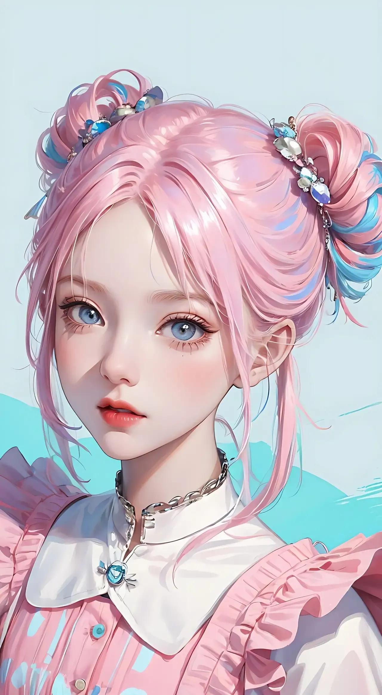 中秋节可爱玉兔简约电脑桌面壁纸_美女自拍