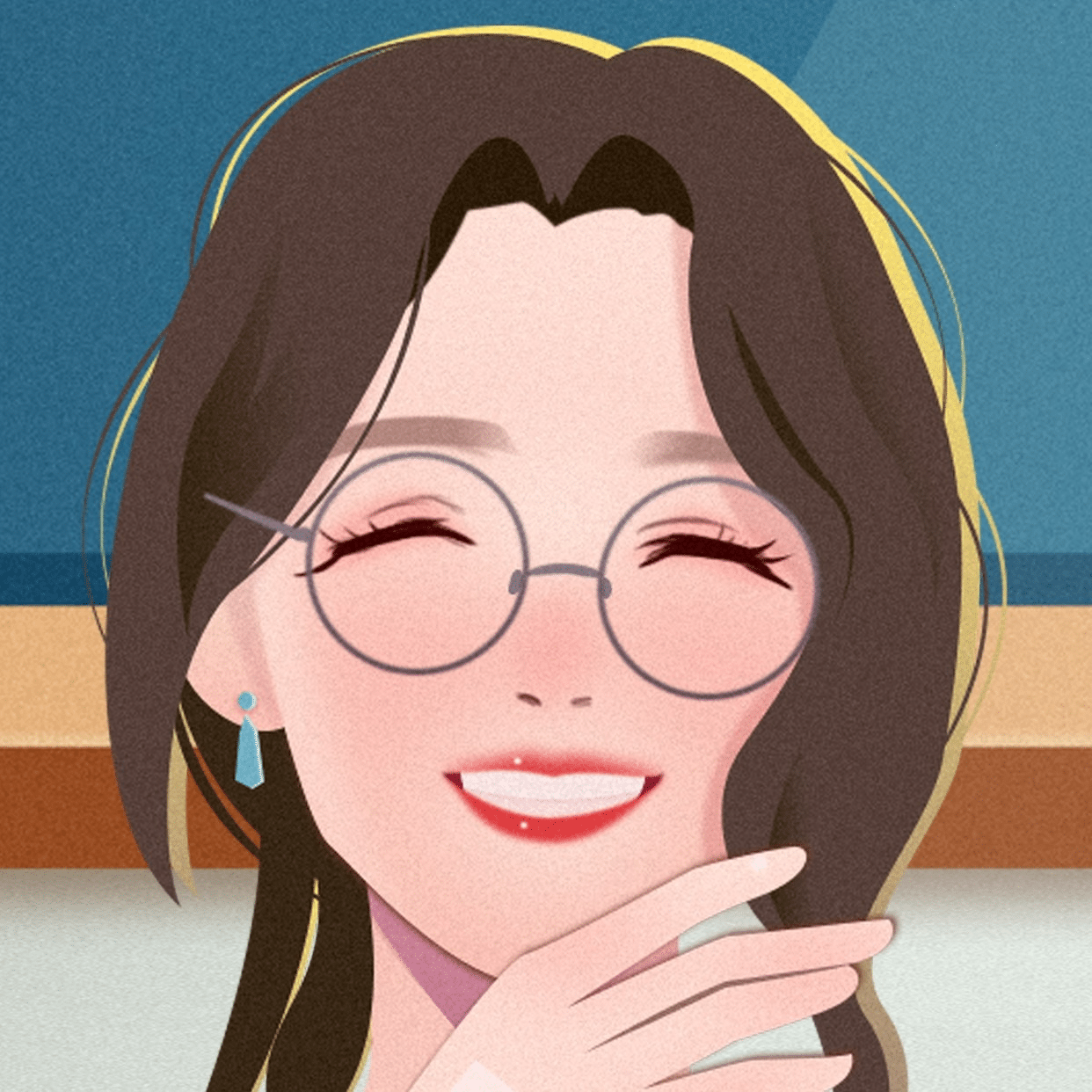 打工人趣味创意情侣微信头像_美女图片微信头像