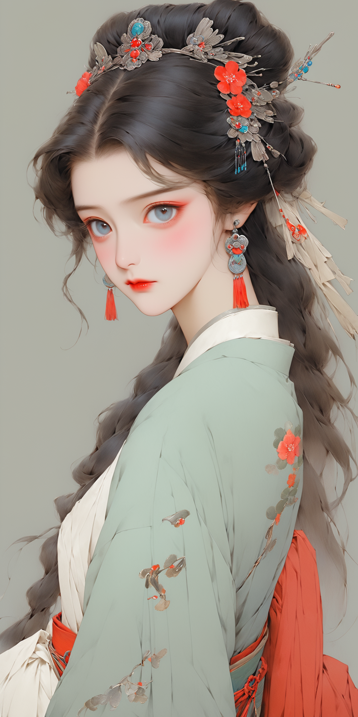 美女照片侧脸好看头像_美女时尚街拍