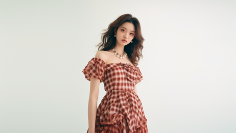 穿着白色长裤套装和白色恤的年轻女子_美女壁纸手机壁纸
