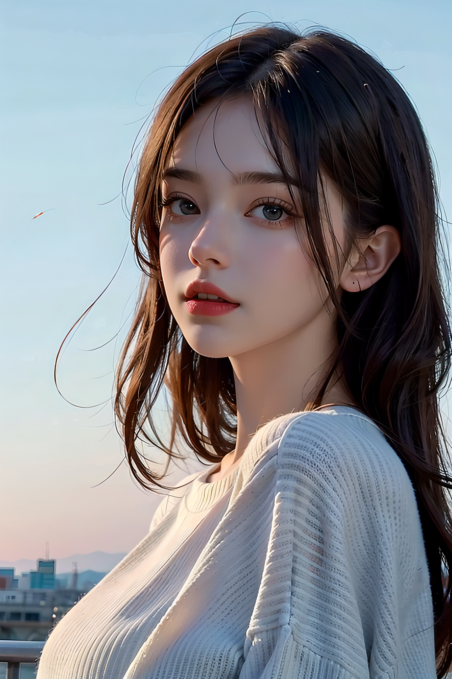 相貌重庆摄影师护肤美妆美女微笑笑容模特医美女装酷流行时尚珠宝高清照片摄影身材彩妆写真大片意境优雅高级色彩整容素材海报人物美容网红护肤性感小清新女模美背复古甜美性冷淡造型法式_美女头像