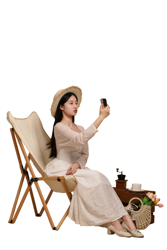 自愈我_美女自拍背影微信头像