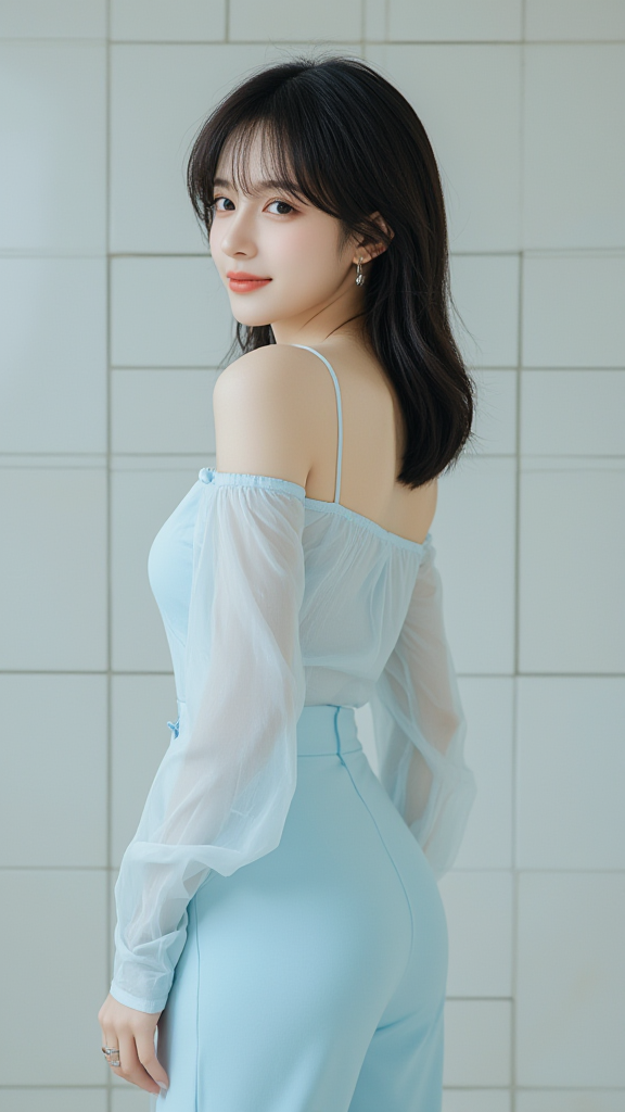 美女照片侧脸好看头像_美女照片手机挡脸头像