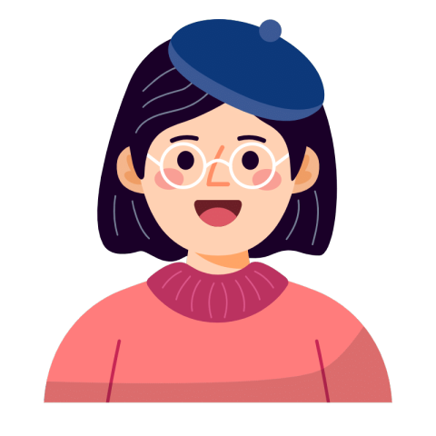 插画个人头像白月光女孩海边形象绘小红书_美女头像真实
