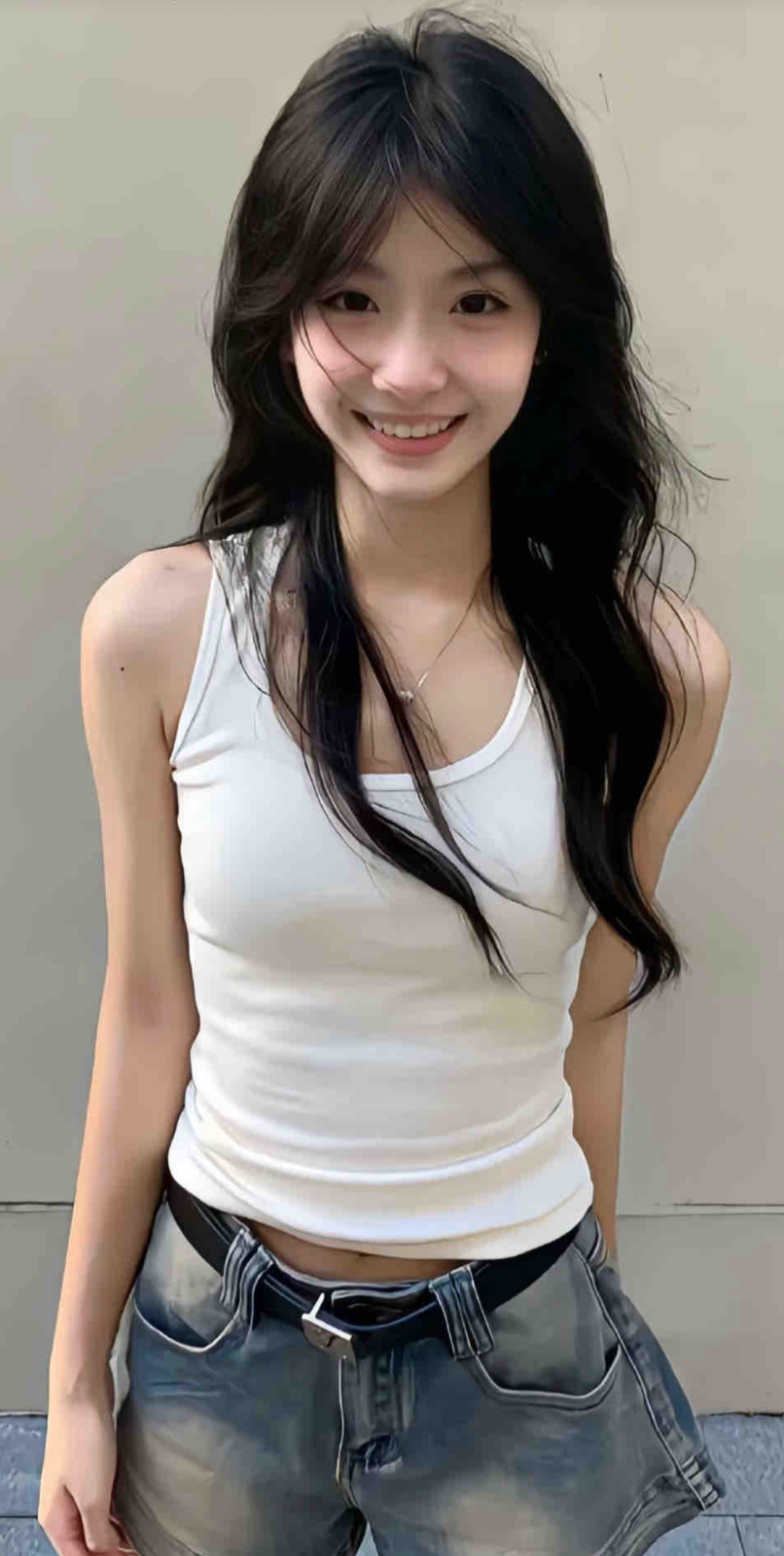 美女照片.可爱霸气_美女照片真人图片背面