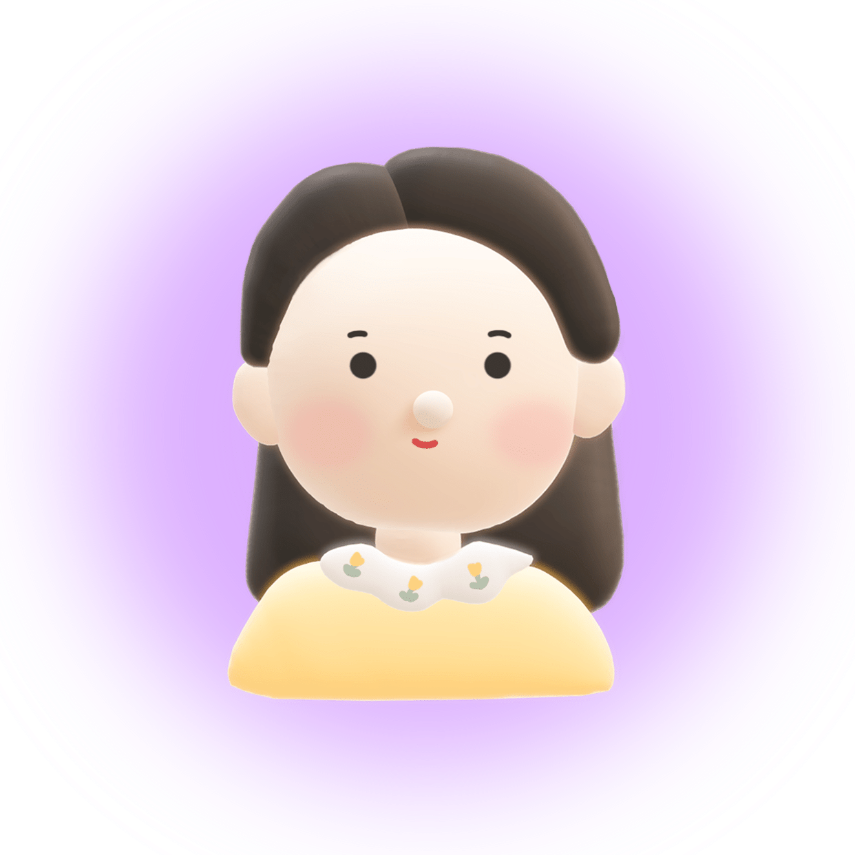 教育培训商务简约讲师微信头像_美女自拍