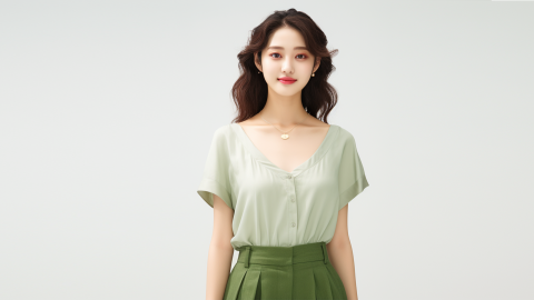 彩妆美妆美女模特医美女装流行时尚摄影身材彩妆写真优雅色彩素材人物小清新女模唯美造型法式发型写真仙气_美女照片头像