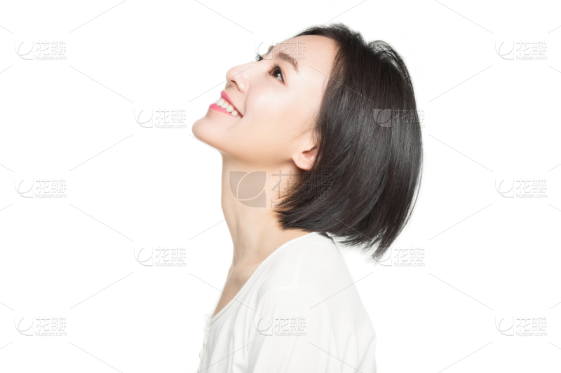 扁平人物头像元素主题女生_美女照片头像