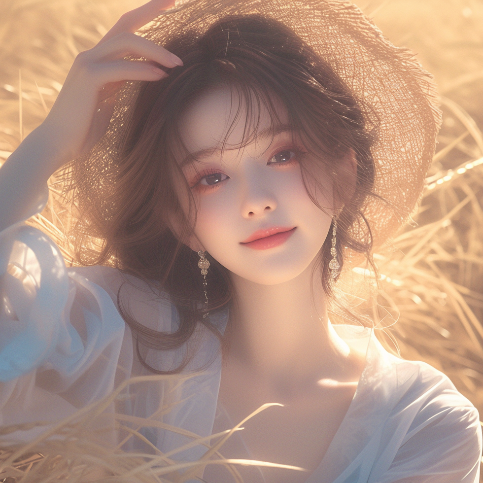 光影头像_美女高雅造型