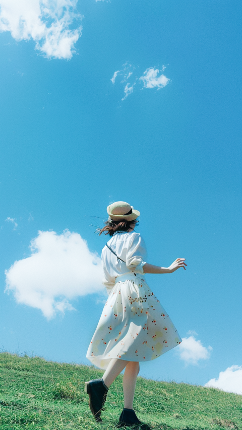五四青年节通用青春人物背景场景图片素材_美女图片微信头像侧面