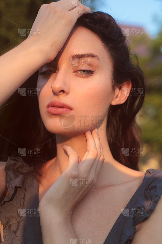女性头像图标点版本_美女头像