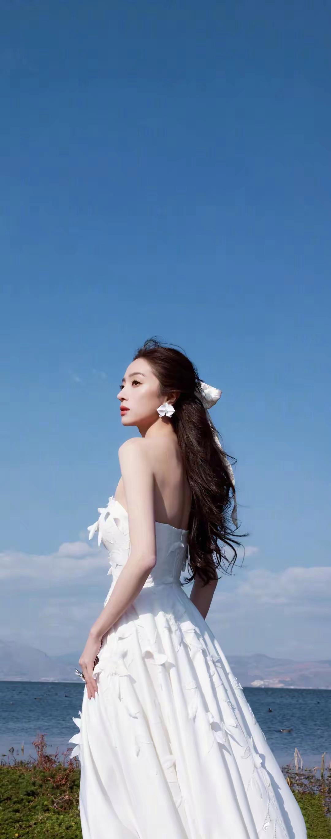 鞠婧祎古装头簪美女壁纸_美女壁纸手机壁纸