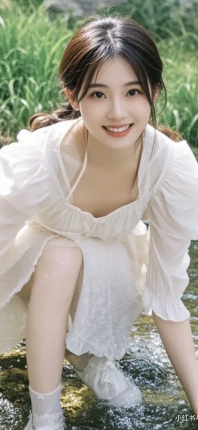 春分实景感氛围花朵草地背景_美女照片性格