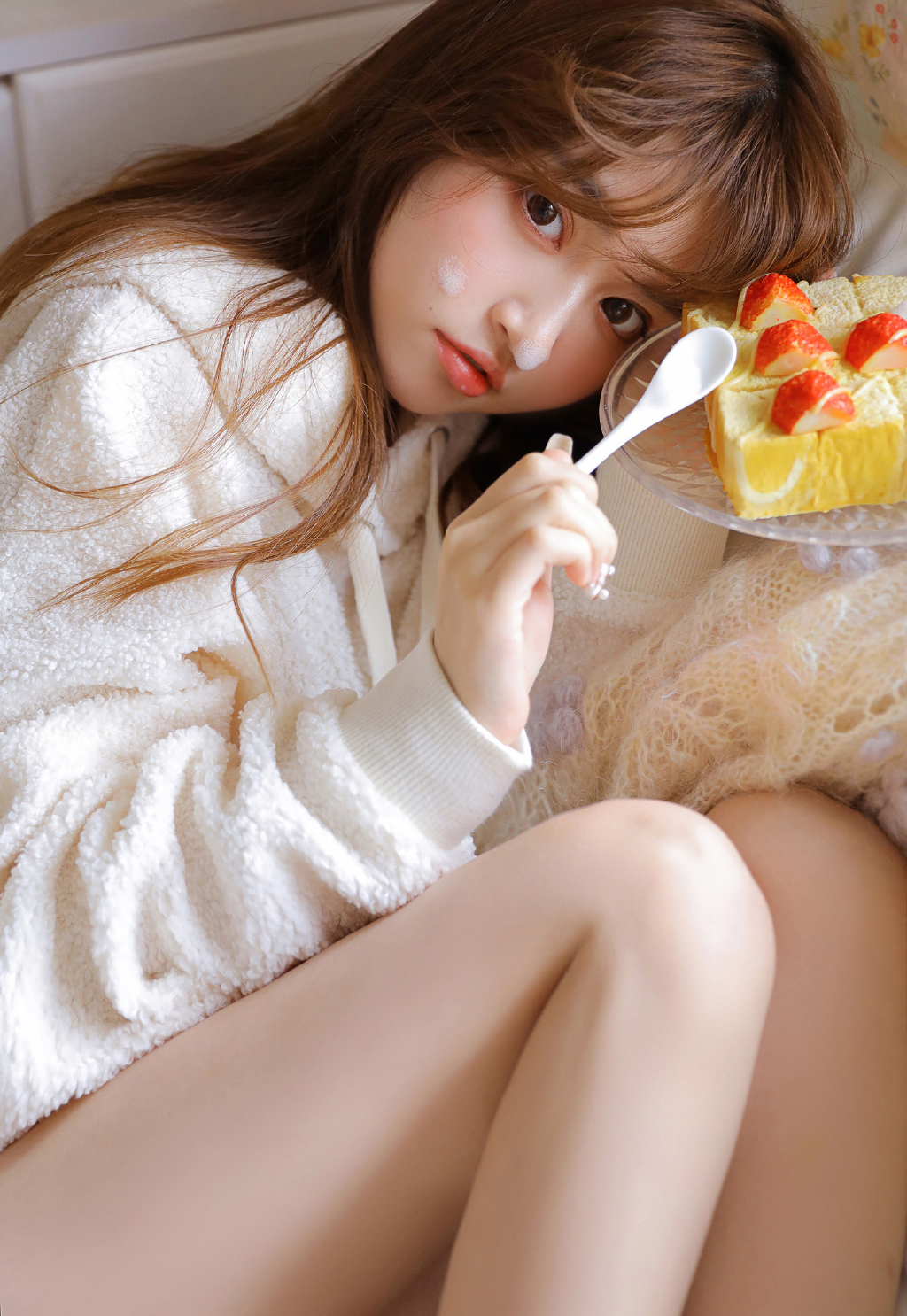 美女照片游泳卡通_美女照片头像