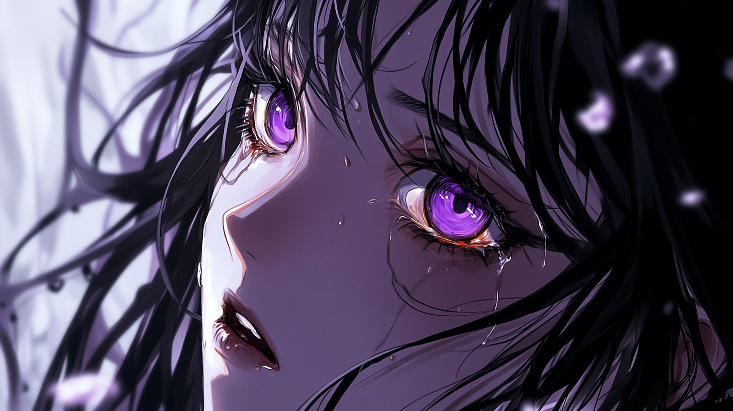 三八妇女节唯美感插画女性手捧鲜花人物元素_美女壁纸4k高清唯美