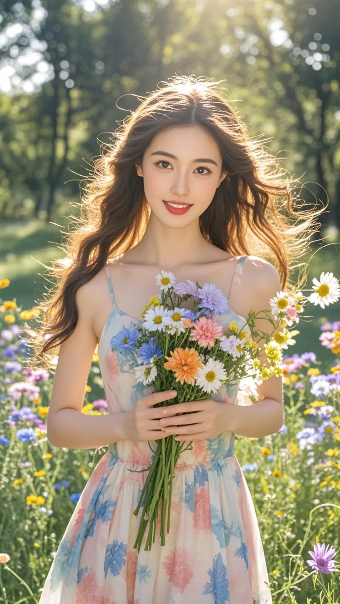 森林树美女陈都灵桌面壁纸_美女图片微信头像