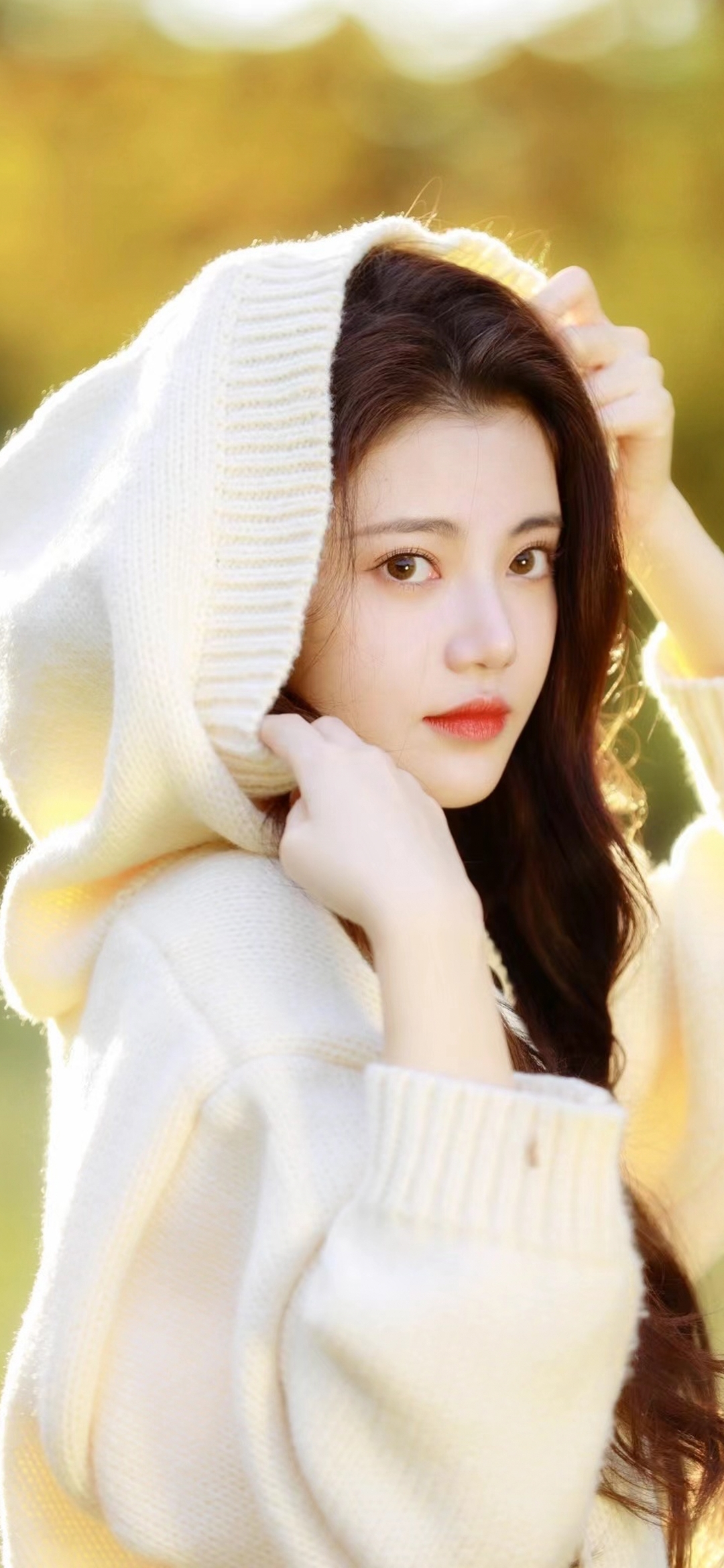 美妆系列美女侧脸剪影元素_美女壁纸4k高清清纯