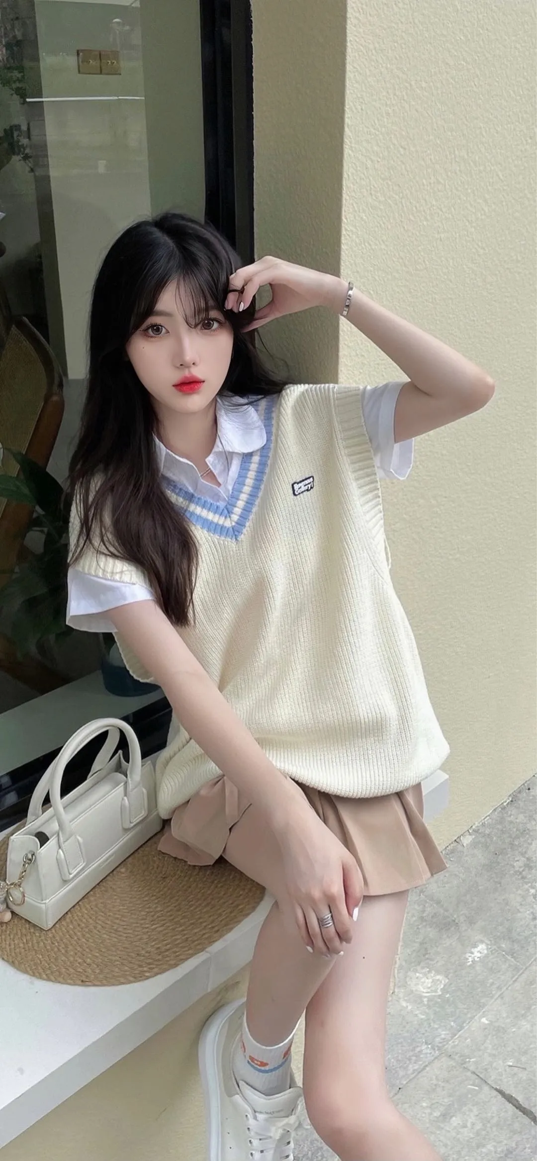 故事情节发生中_美女头像图片真人