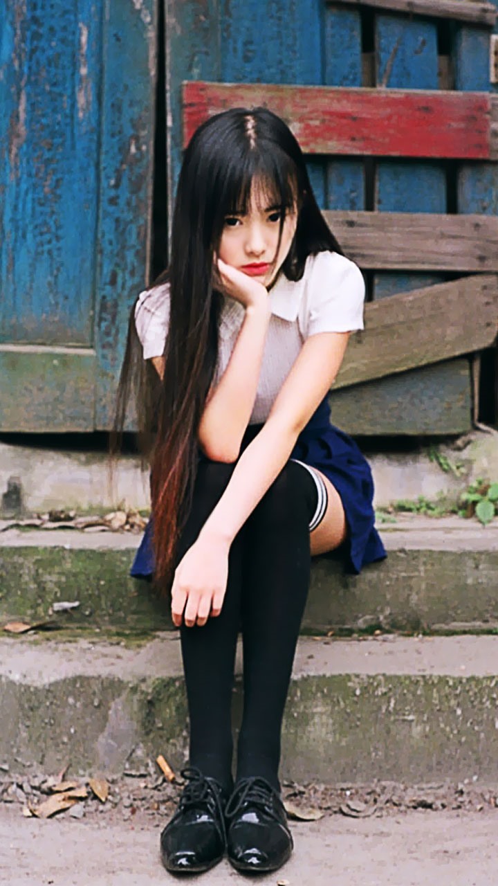 白鹿采集别致的七_美女头像可爱