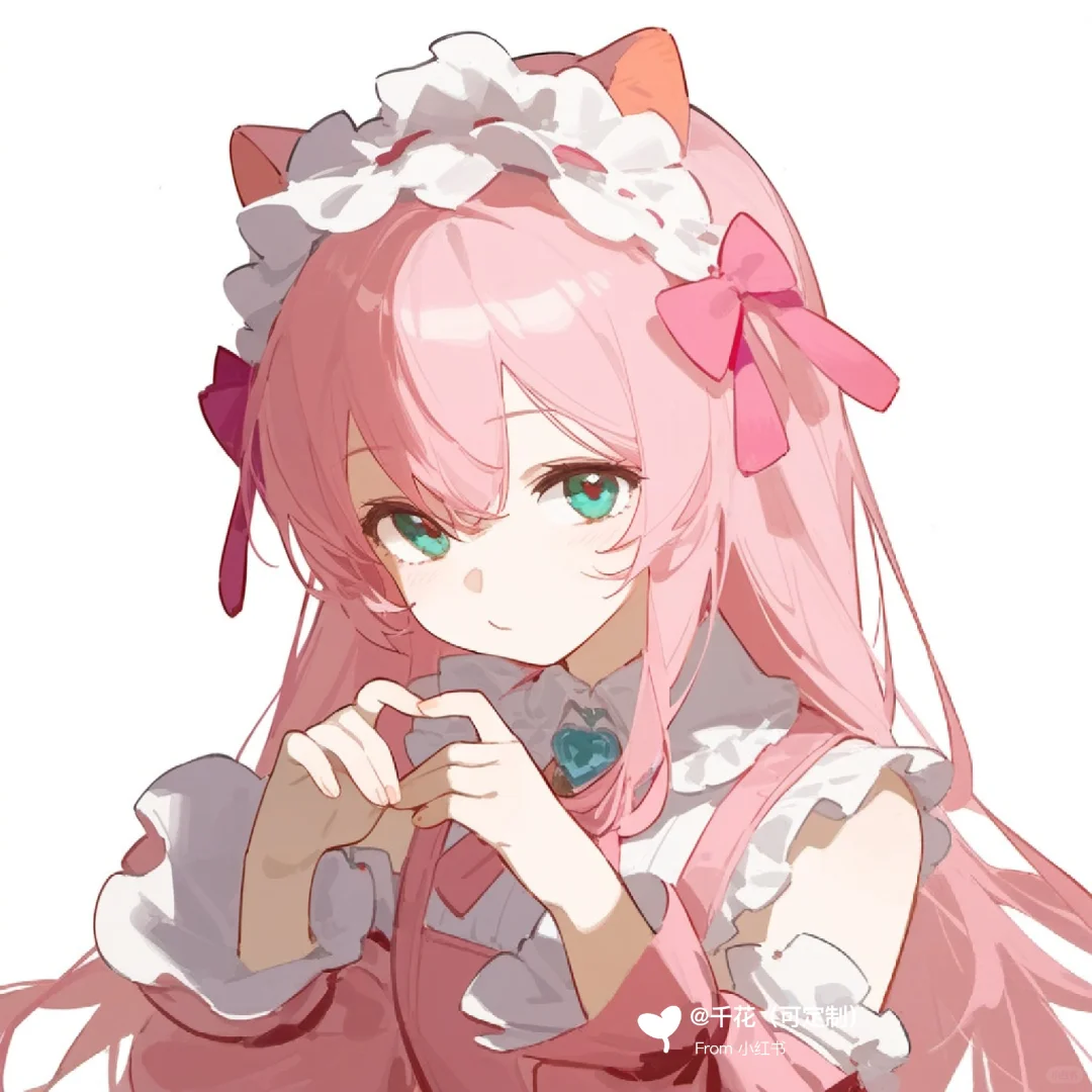 女生小清新头像小红书_美女高雅造型