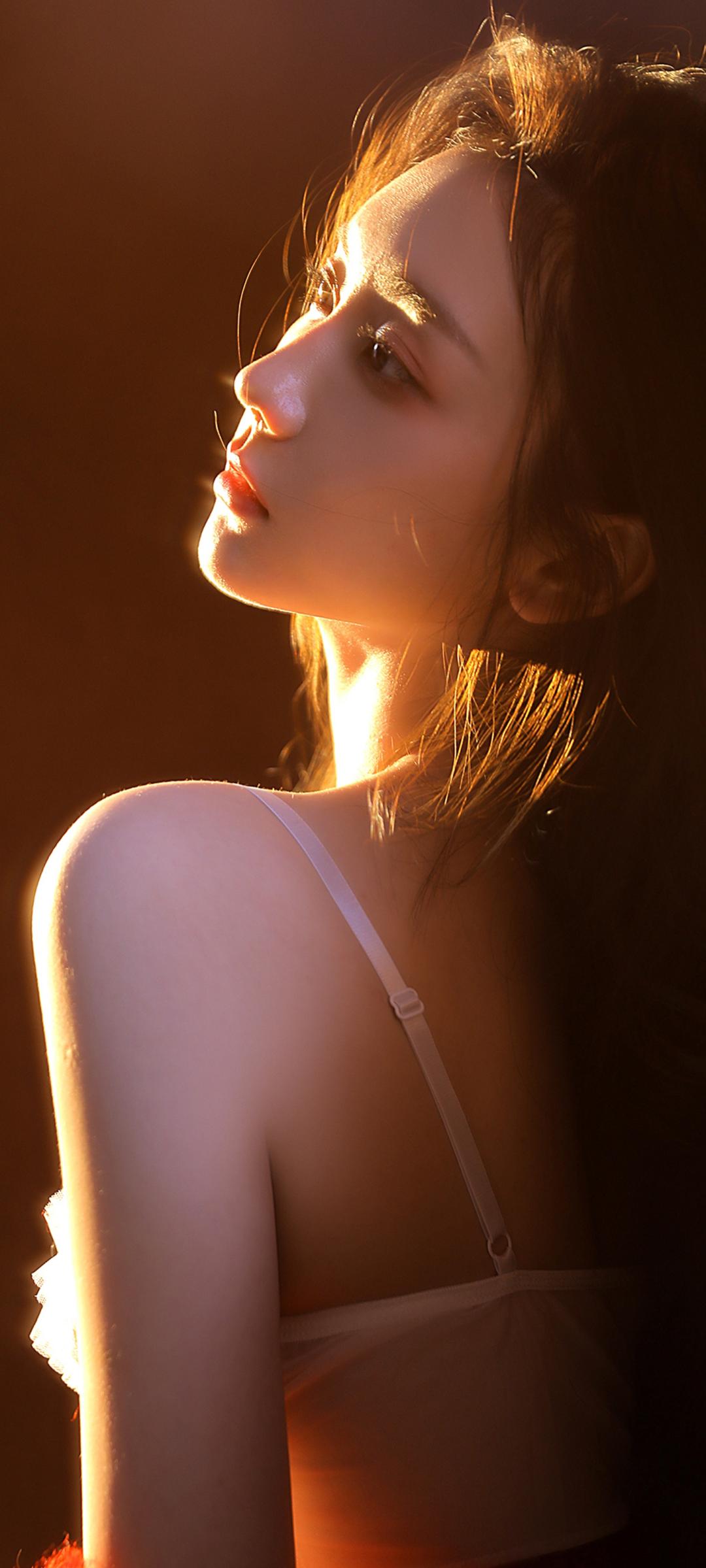 美发广告模特人像图片_美女图片微信头像