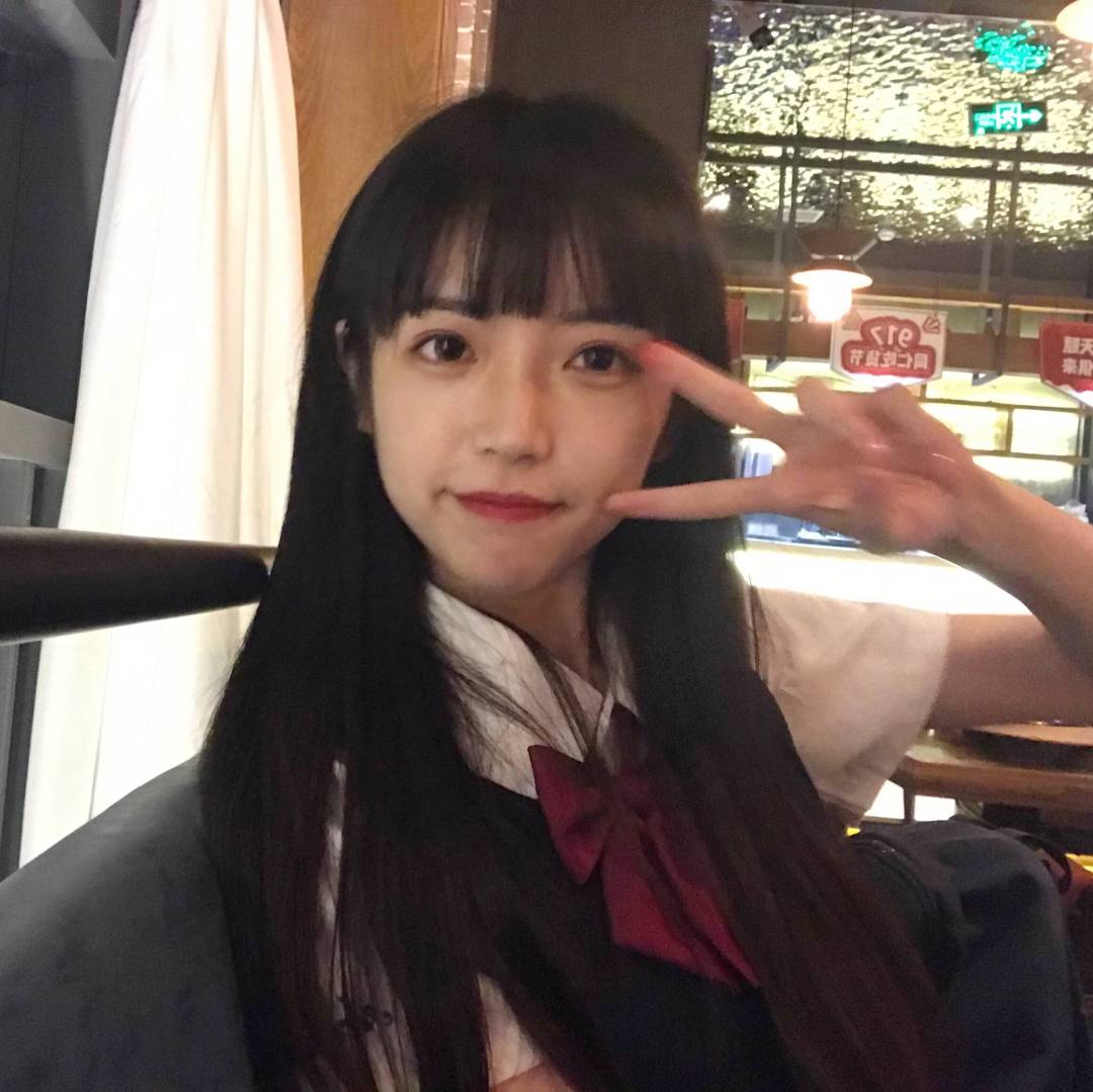 请爱我的女朋友美女头像真人头像可爱
