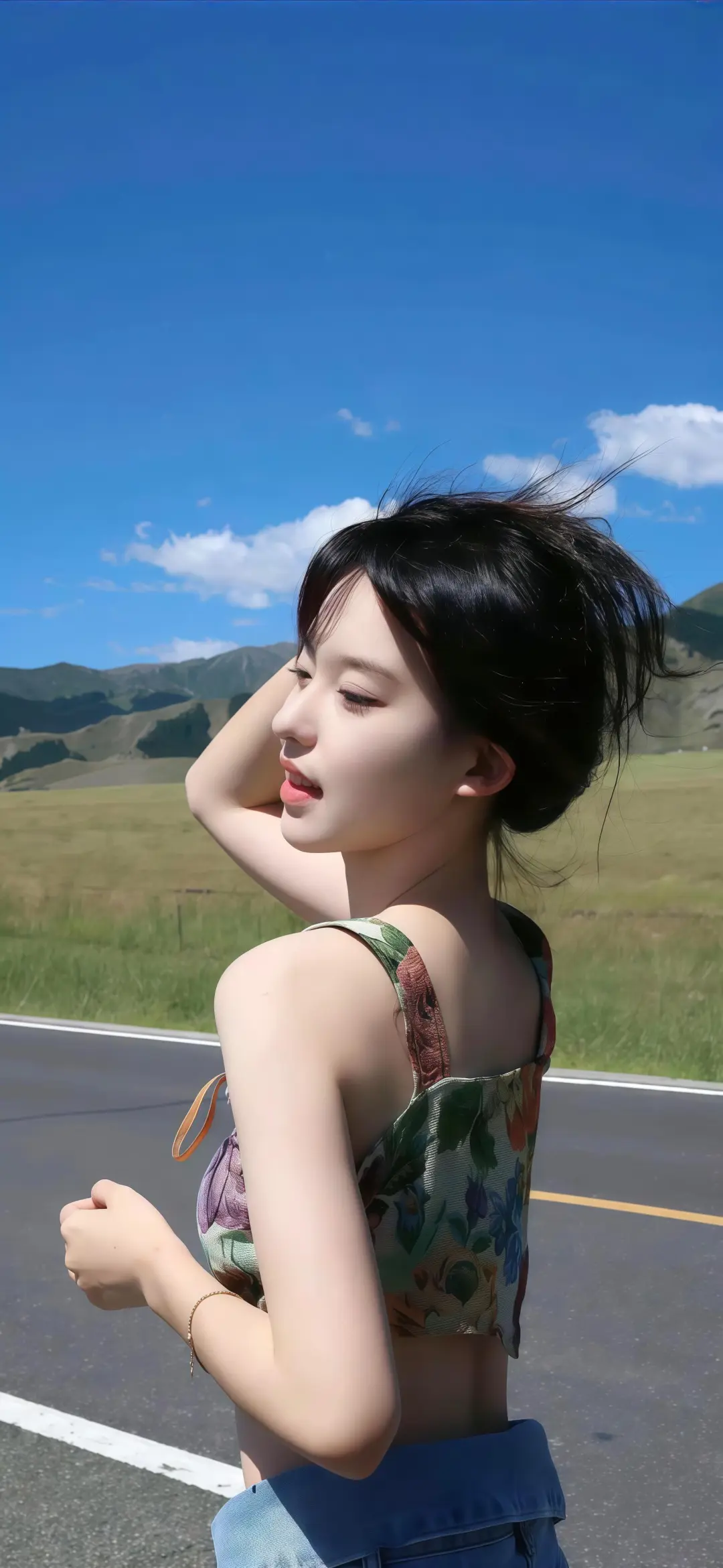 春分实景感模糊肌理植物花朵背景_美女壁纸手机壁纸