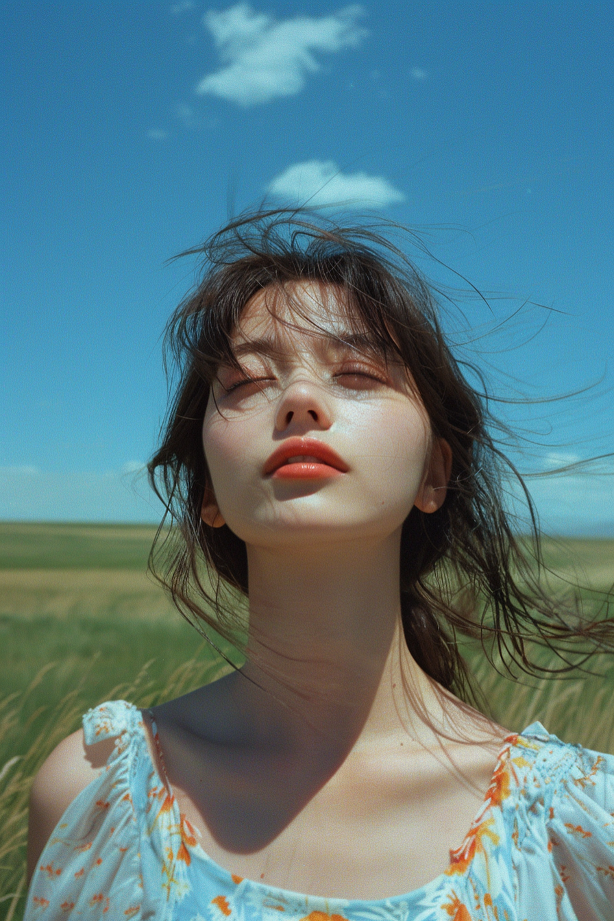 美丽的泰国女士正在修剪花园周围_美女高雅造型