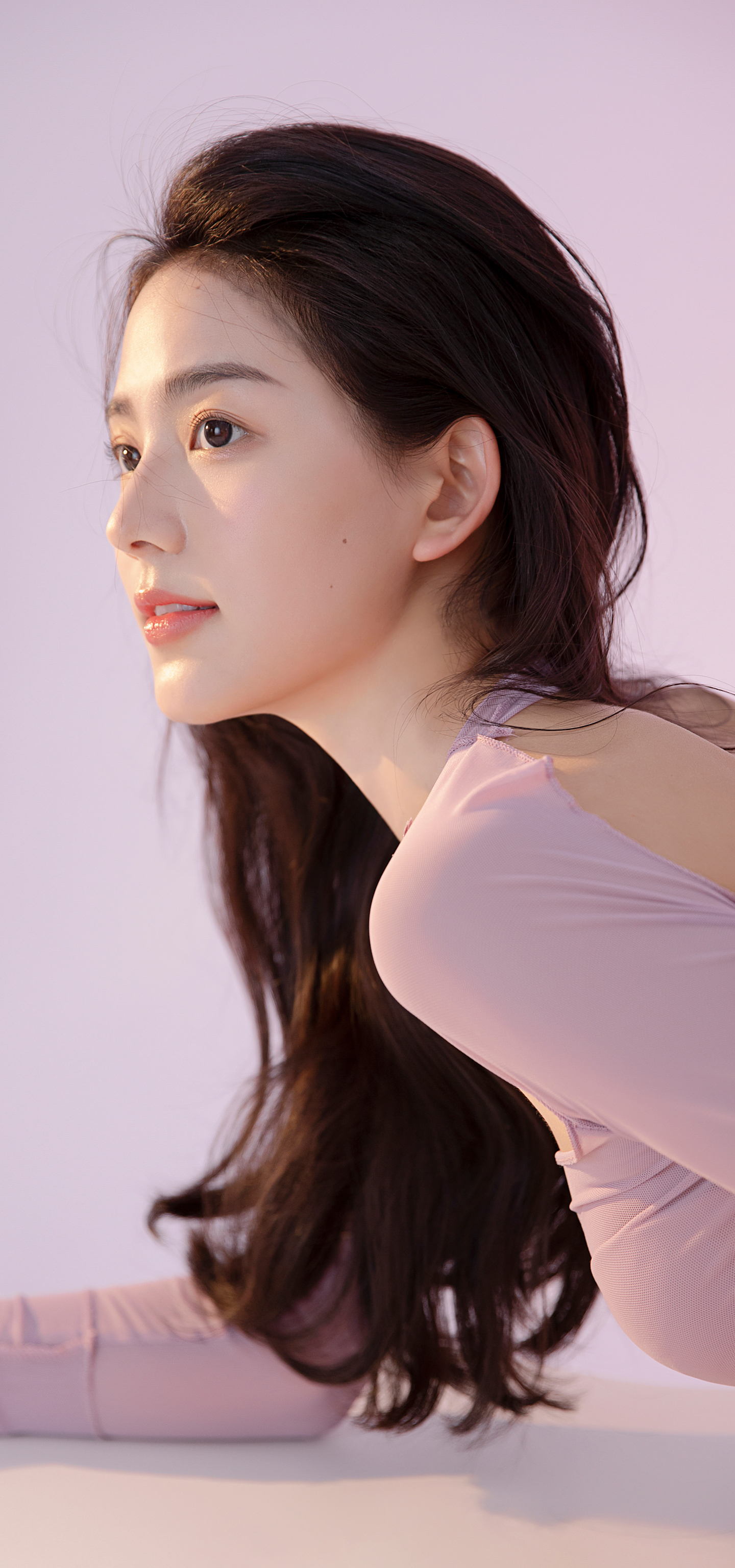 妇女节女性头部剪影节日元素_美女高雅造型