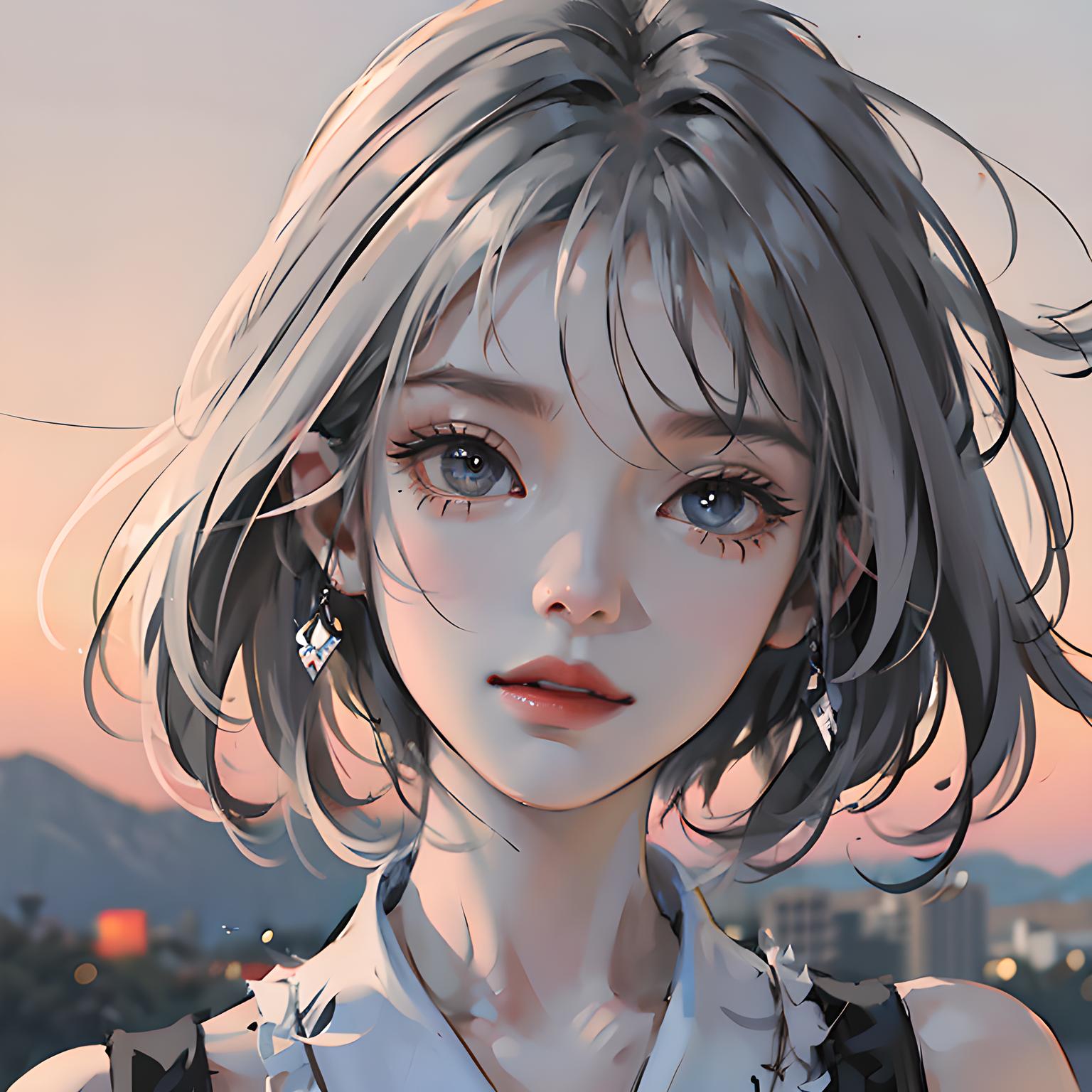 美女头像真人版好看_美女头像