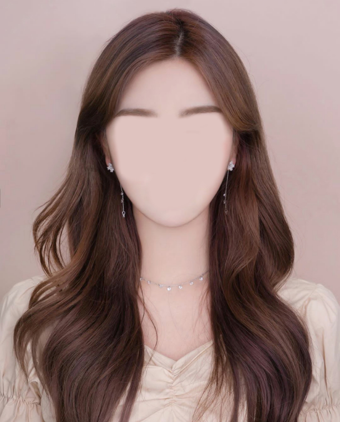 假发女长直发轻薄手织中分黑长直全头套网红自然中长发新式假发套天猫_美女图片微信头像真人背影