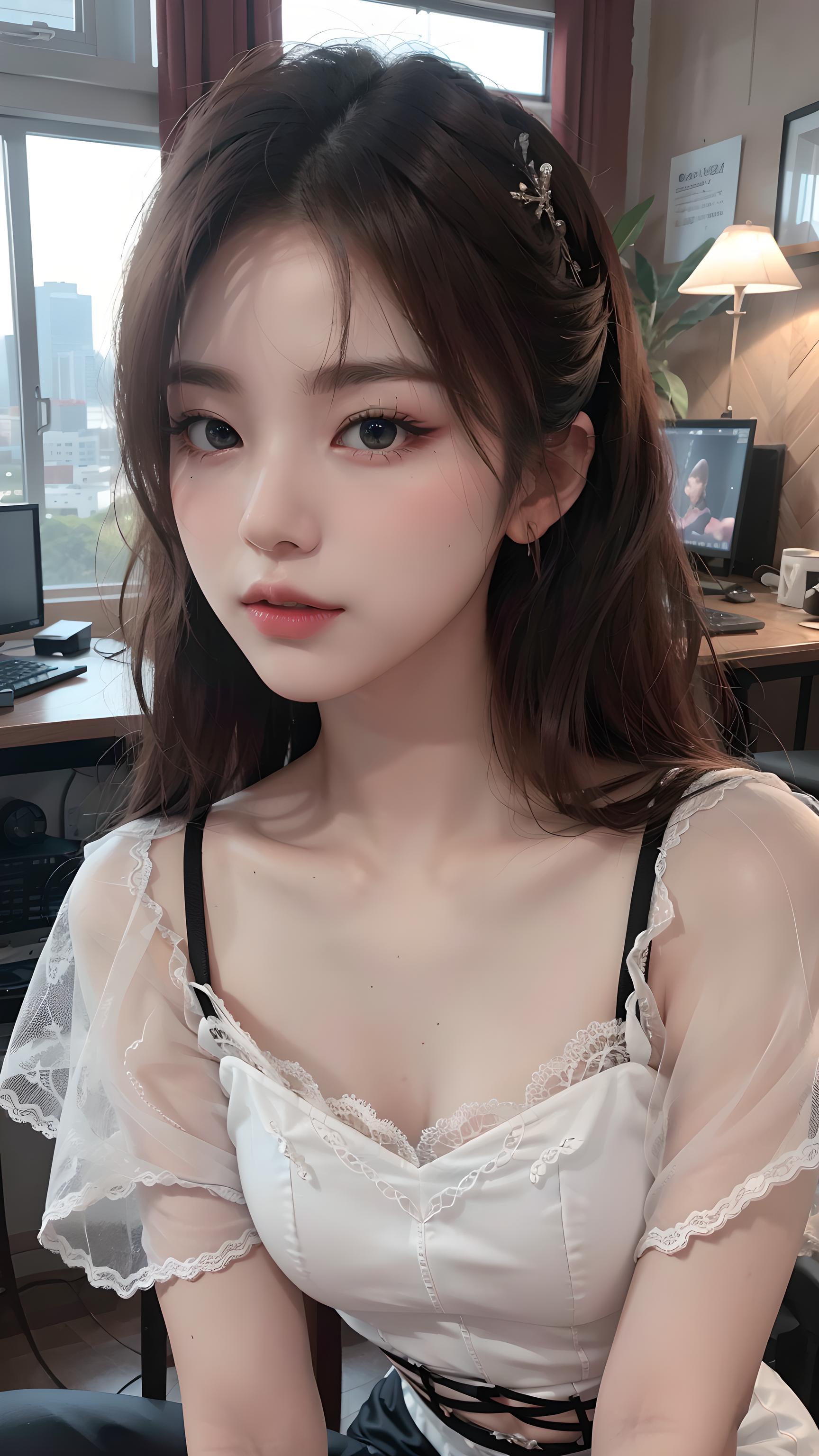 美女高雅造型_美女壁纸