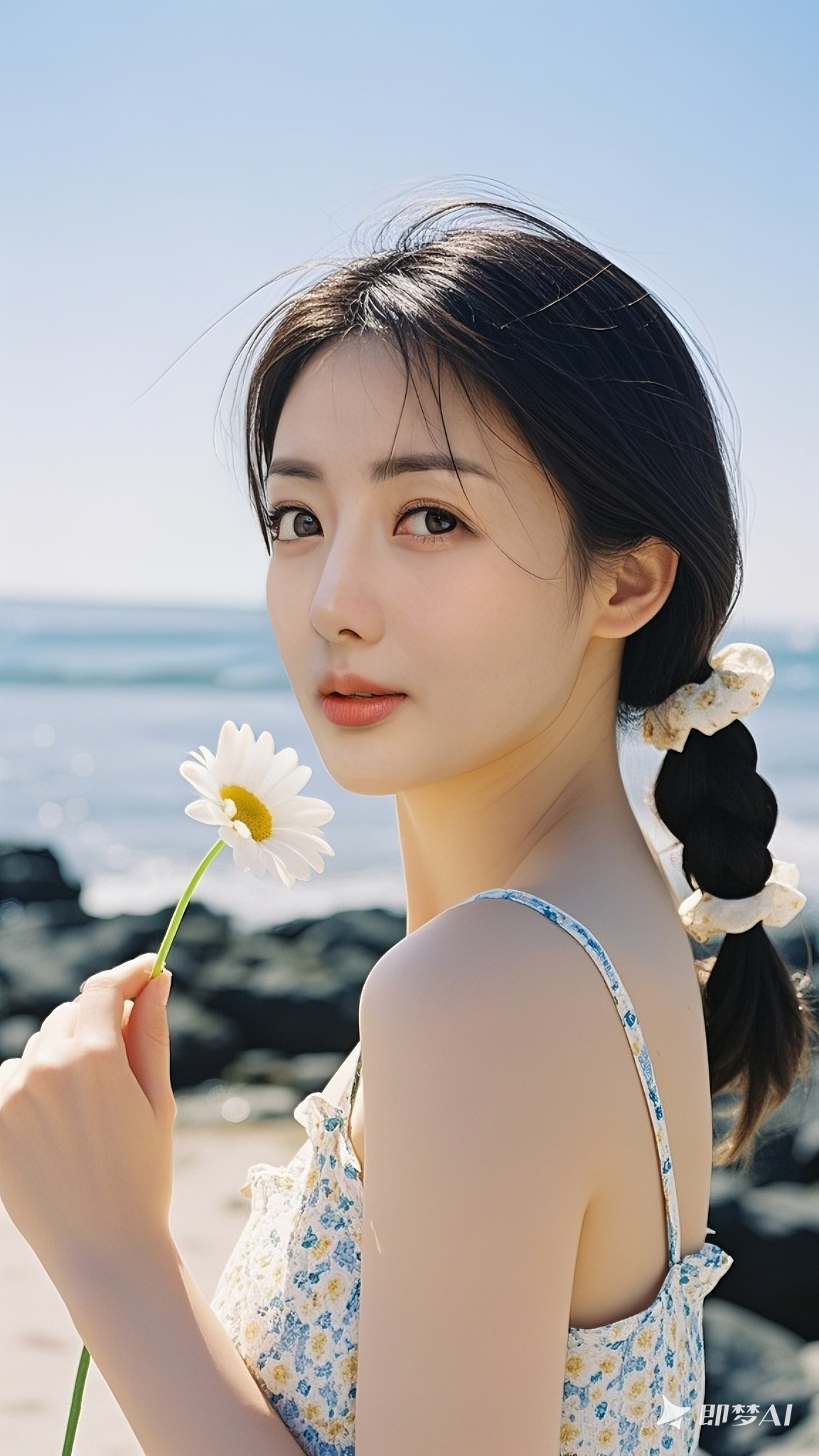 高颜值好身材小姐姐露肩装毛衣配短裤私房唯美写真图片套图_美女壁纸