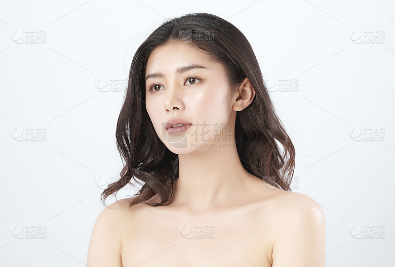 厚涂动漫马尾辫女子闭眼侧脸手机壁纸_美女壁纸
