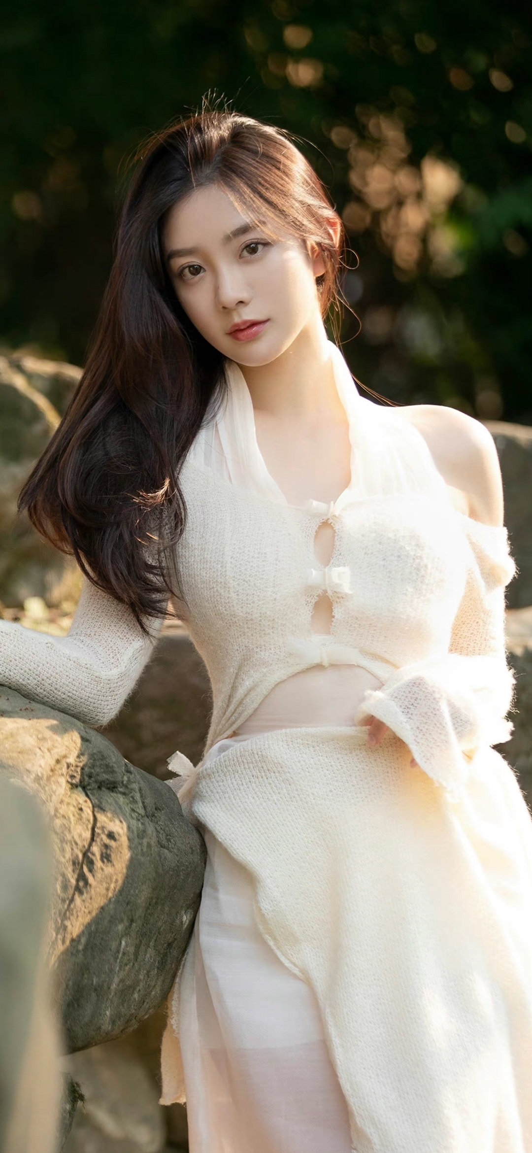 白衬衣小清新美女高清手机壁纸图片_美女图片微信头像